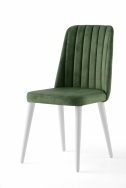 104 Milano Beyaz Yeşil Sandalye
